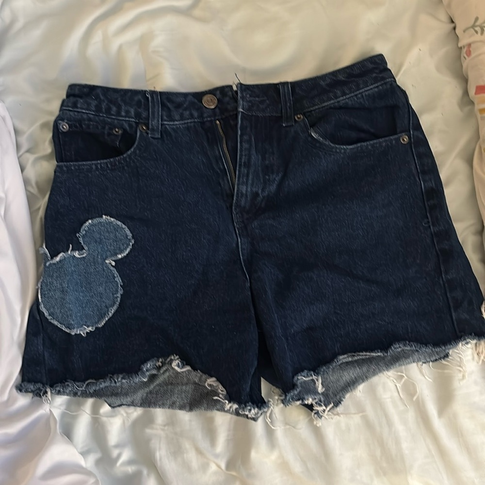 High waist long fit shorts for kids
